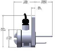 Process Technology - LC Liquid Level Probe Dimensions2